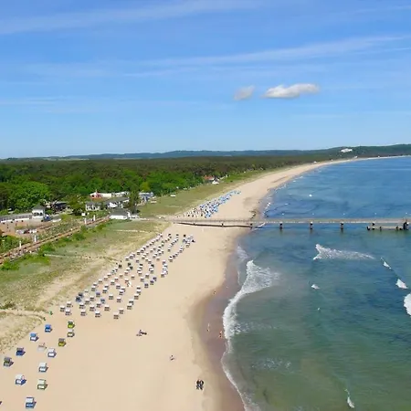 Haus Blick Zur See Ferienwohnung 10 Mit Sauna- Und Schwimmbadnutzung Im Ahoi Sellin 奥斯特巴德·哥伦