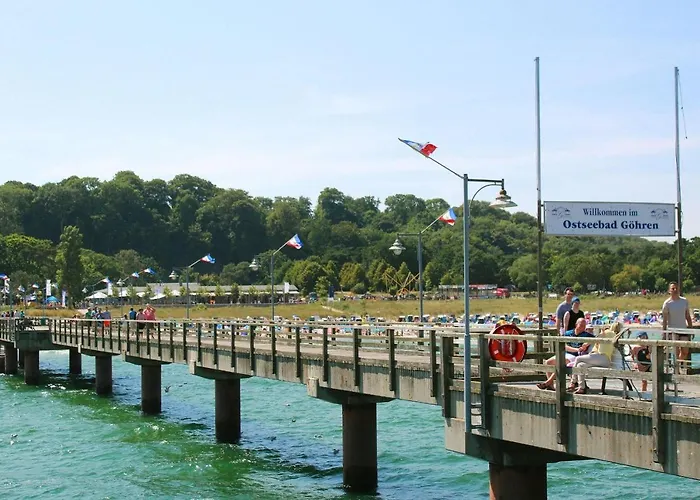 Haus Blick Zur 10 Mit Sauna- Und Schwimmbadnutzung Im Ahoi Sellin شقة غورين